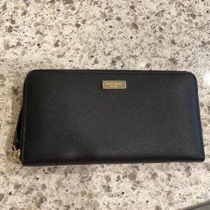 Kate spade black neda wallet